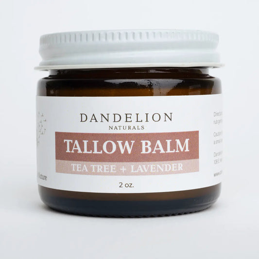 Tallow Balm with Organic Jojoba, Tea Tree & Lavender Oils