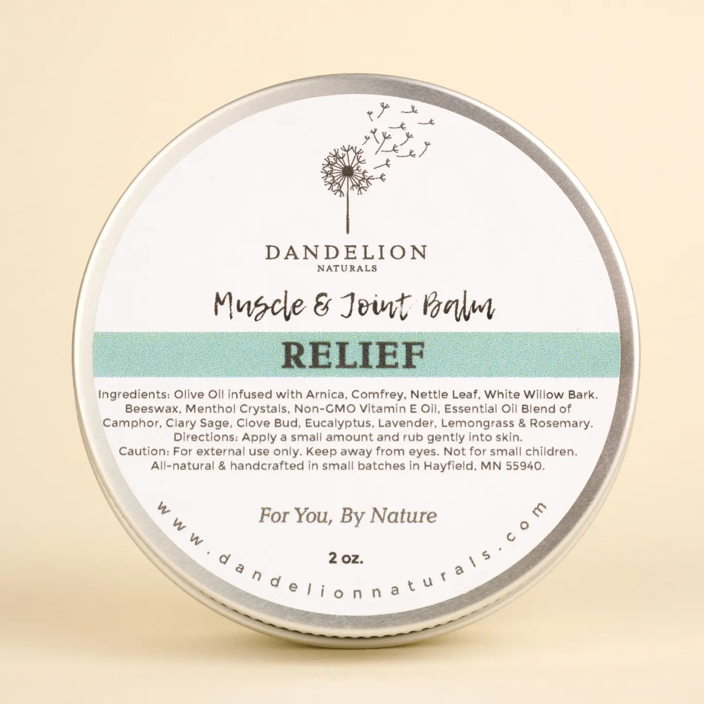 Relief Muscle & Joint Balm | Pain Salve | Pain Relief | Balm