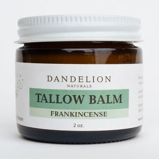 Grass Fed Tallow Balm with Organic Castor Oil & Frankincense
