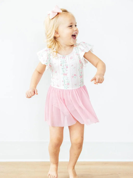 Fancy Florals Twirl Leotard