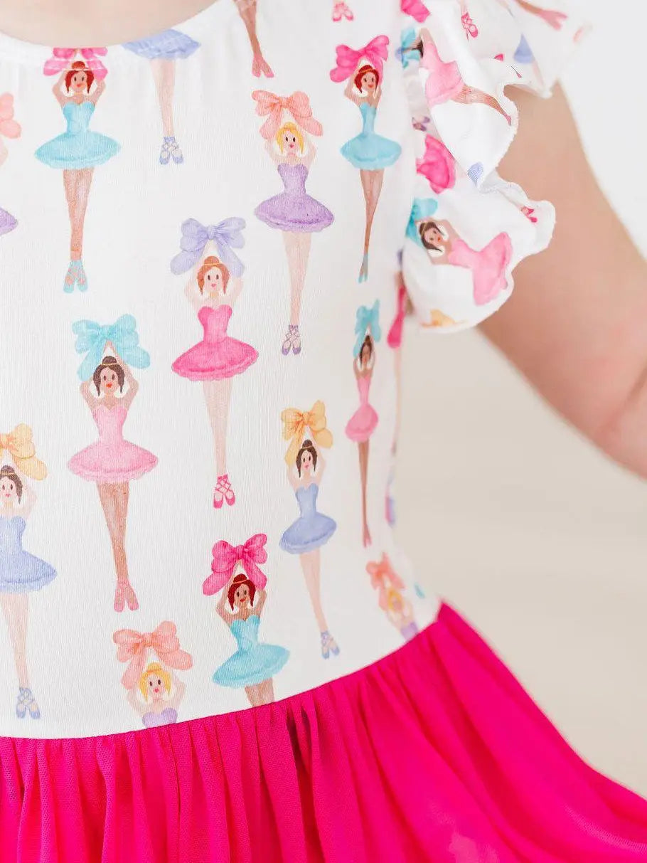 Ballerina Bows Twirl Leotard