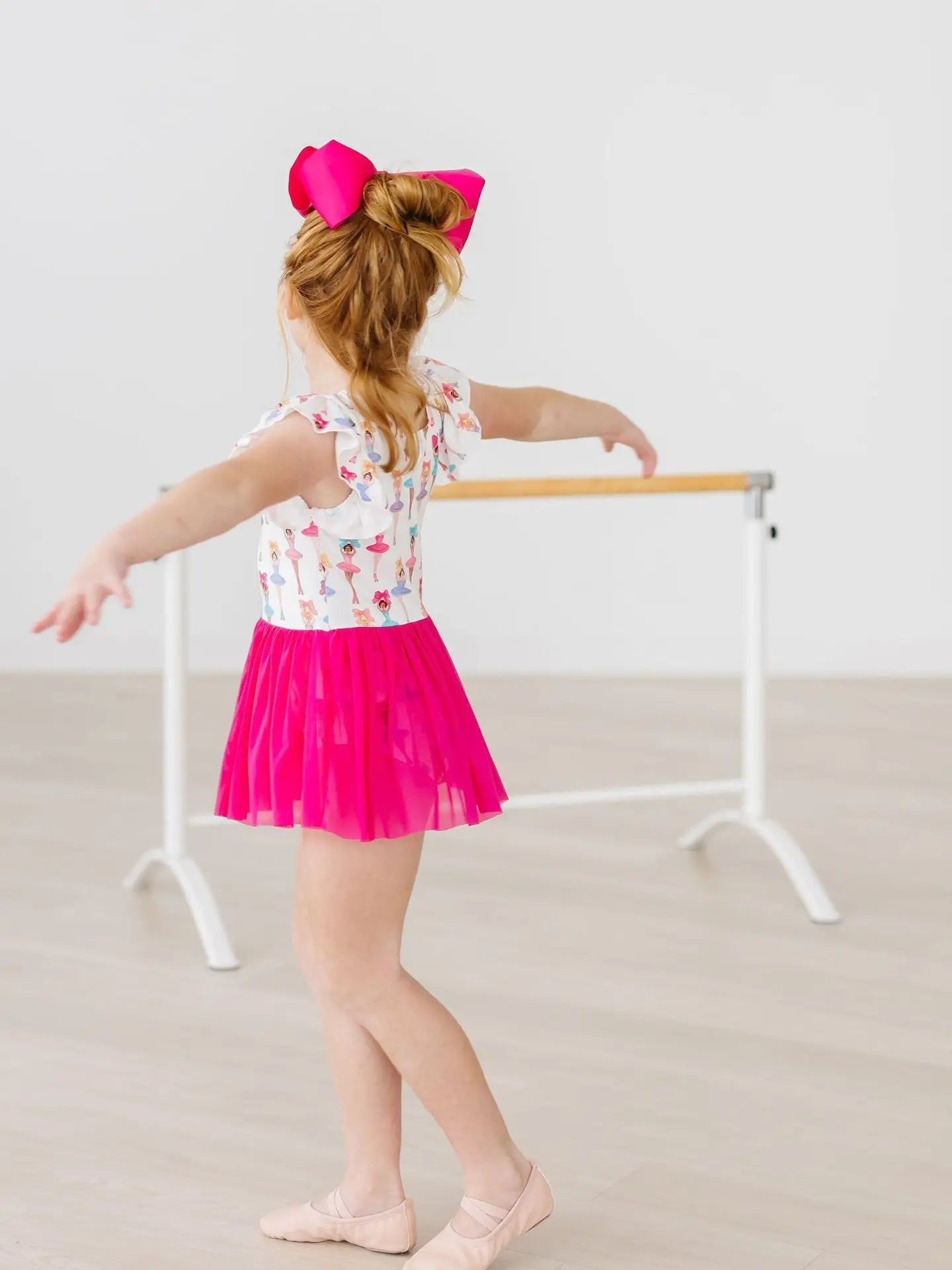 Ballerina Bows Twirl Leotard