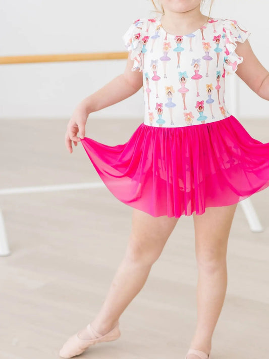 Ballerina Bows Twirl Leotard