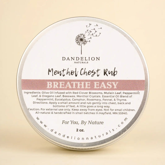 Breathe Easy Salve | Natural Vapor Rub | Chest Rub